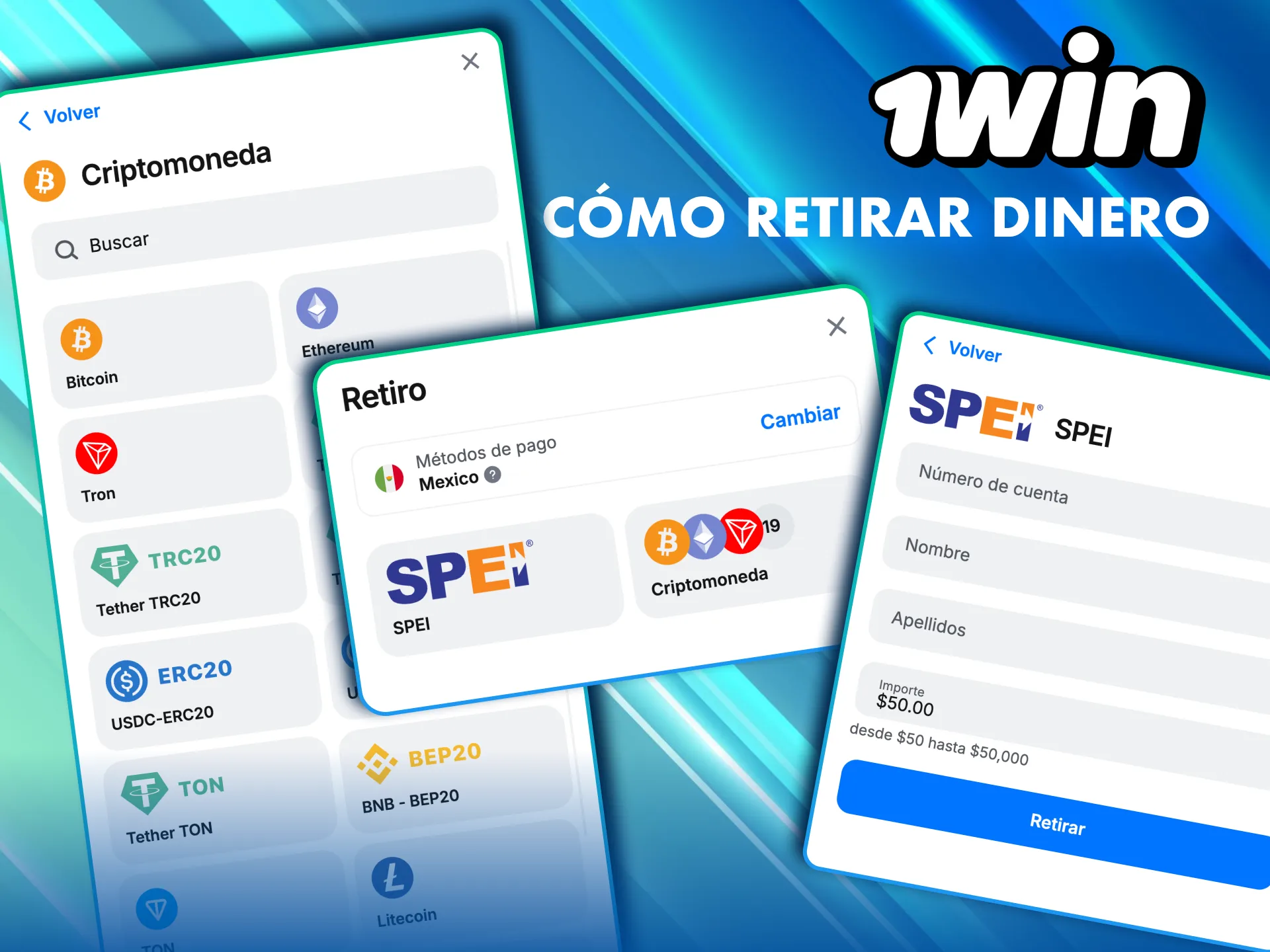 Retira en 1Win México desde la app o web y confirma tu solicitud sin complicaciones.